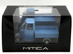 1:18 Ape Piaggio P501 Open Blue Triportör - Mitica