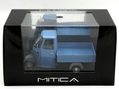 1:18 Ape Piaggio P501 Open Blue Triportör - Mitica