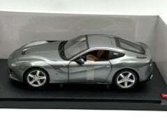 1:18 Ferrari F12 Berlinetta 2012 Grey Met - Hot Wheels