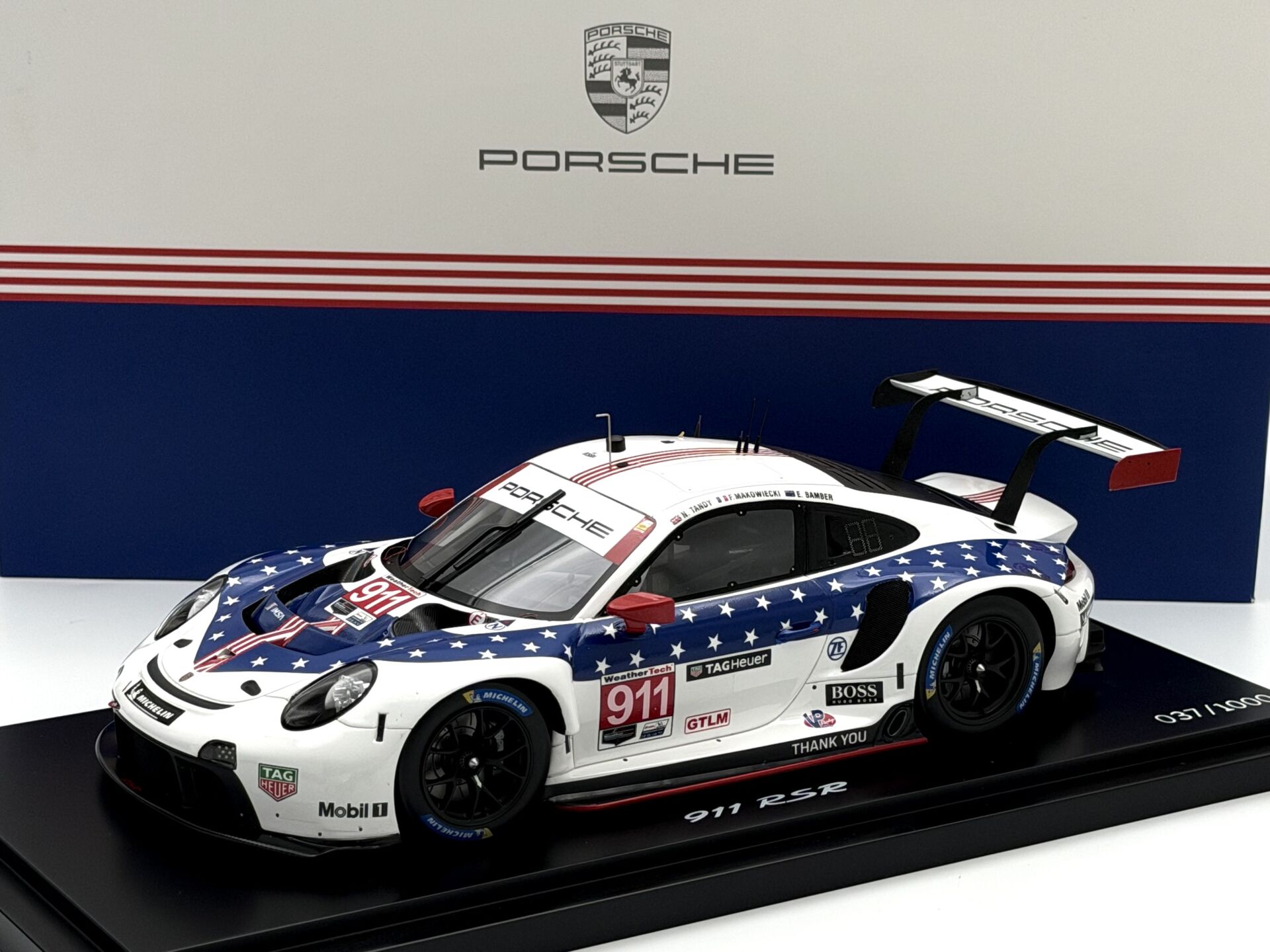 1:18 Porsche 911 991 RSR Sebring Winner 2020 #911 - Spark