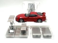 1:18 Toyota Supra A80 Mk4 RHD Red 1993 Lift Set - LCD Model