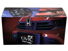 1:18 Honda Civic Sport Turbo FE1 11th Generation Red 2022 - Paudi