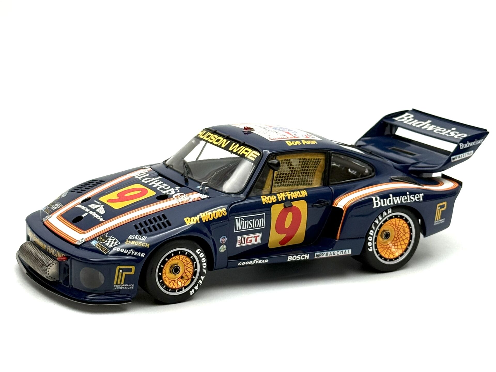 1:18 Porsche 935 Turbo Budweiser 1979 Sebring Winner - Exoto