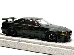 1:18 Nissan Skyline GT-R R34 Dark Green Customized - Motorhelix