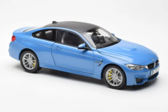 1:18 BMW M4 F82 Coupe Yas Marina Blue 2014 - Paragon