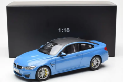 1:18 BMW M4 F82 Coupe Yas Marina Blue 2014 - Paragon
