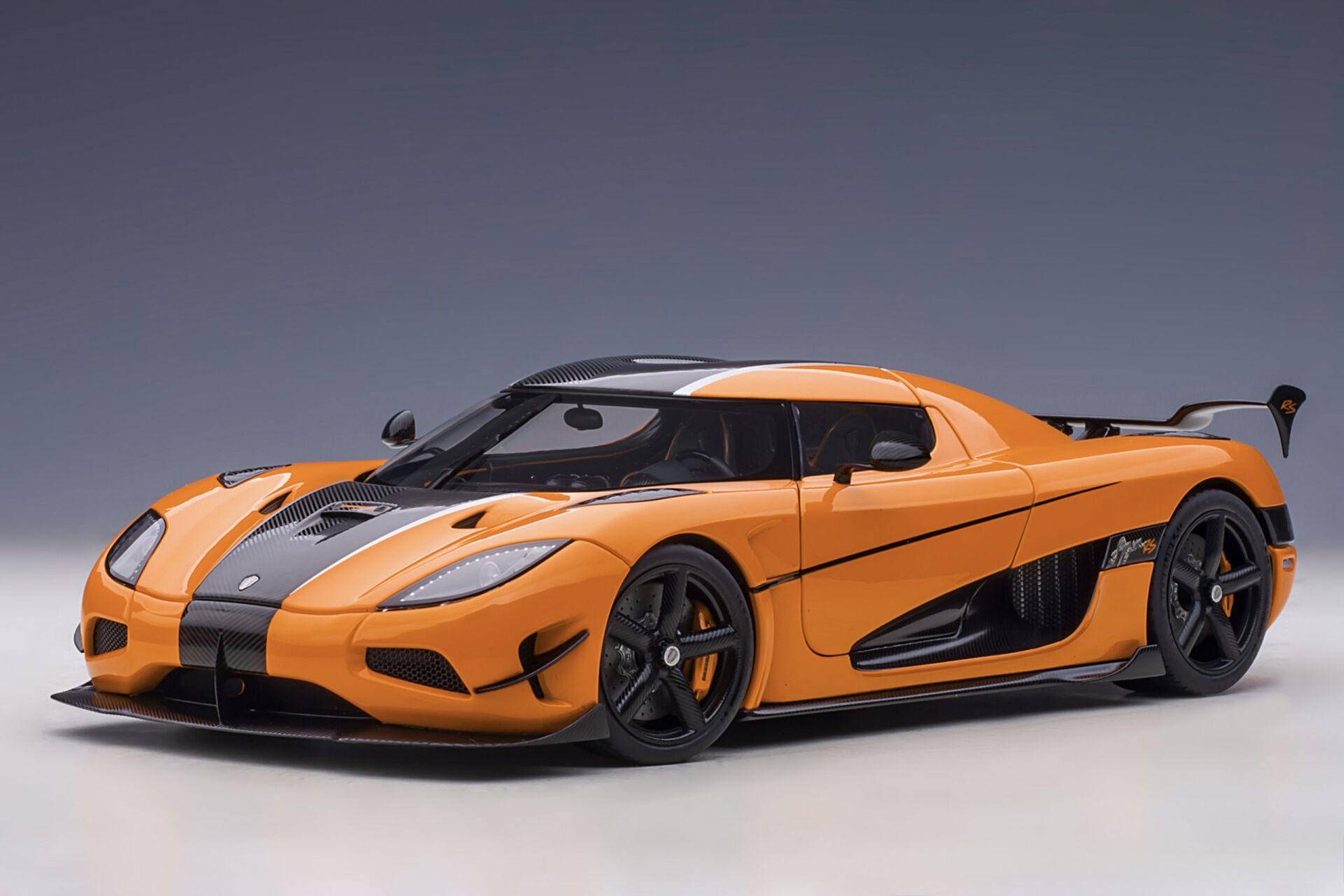1:18 Koenigsegg Agera RS Orange/Black Carbon 79023 - Autoart