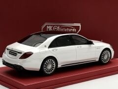 1:18 Mercedes-Benz S65 AMG W222 White - MK Miniatures