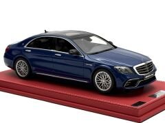 1:18 Mercedes-Benz S63 AMG W222 Blue/Silver - MK Miniatures