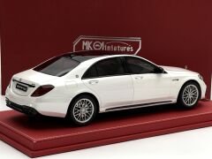1:18 Mercedes-Benz S63 AMG W222 White - MK Miniatures