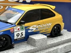 1:18 Honda Civic Type R EK9 Spoon Yellow/Blue Livery - Motorhelix