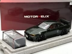 1:18 Nissan Skyline GT-R R34 Dark Green Customized - Motorhelix