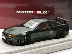 1:18 Nissan Skyline GT-R R34 Dark Green Customized - Motorhelix