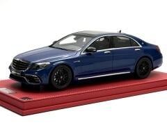 1:18 Mercedes-Benz S63 AMG W222 Blue/Black - MK Miniatures