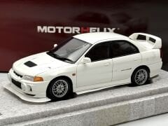 1:18 Mitsubishi Lancer Evolution IV Scotia White - Motorhelix