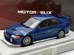 1:18 Mitsubishi Lancer Evolution IV Icelle Blue - Motorhelix