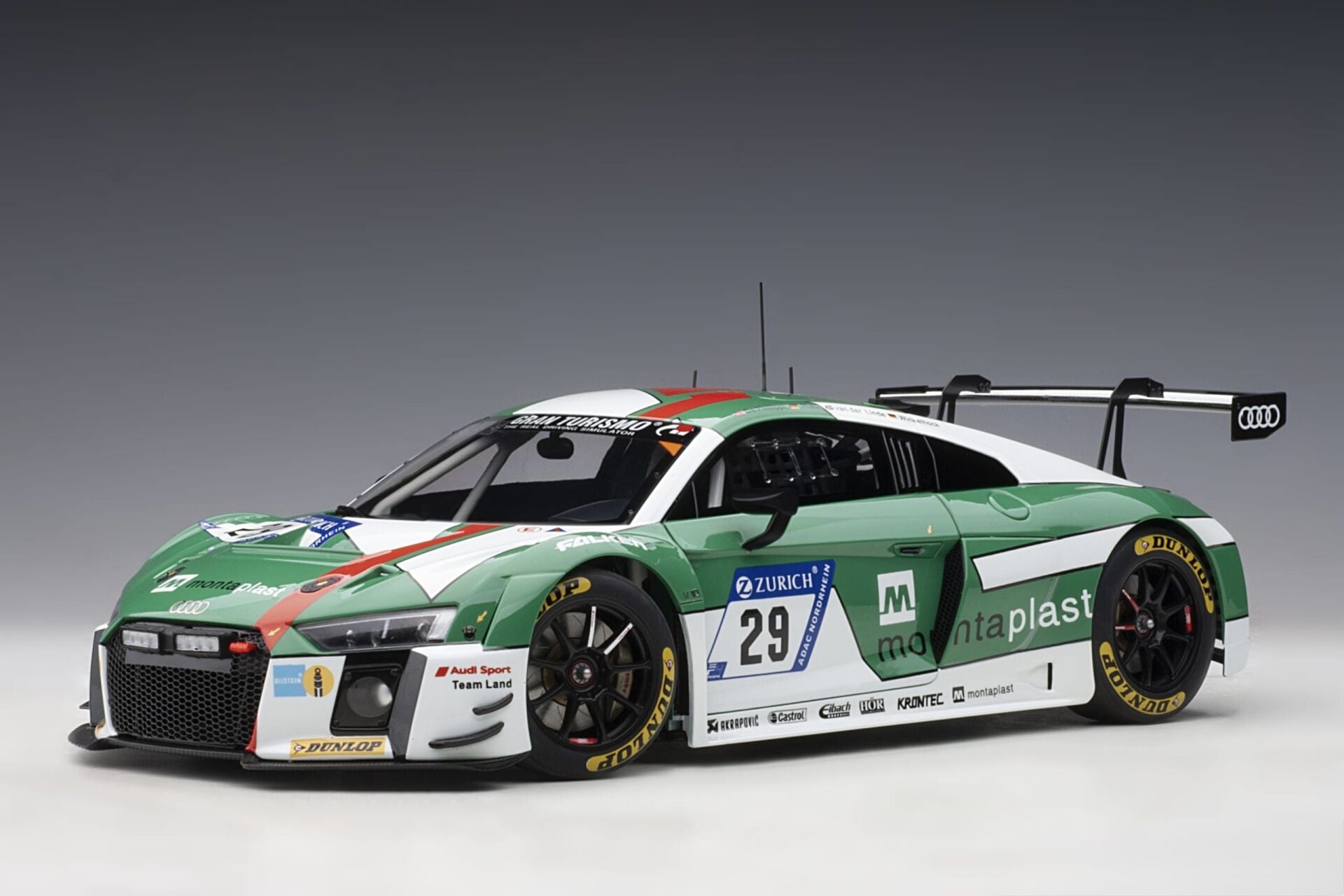 1:18 Audi R8 LMS Nürburgring 2017 Winner #29 - Autoart