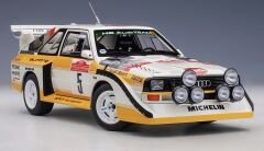 1:18 AUDI Sport Quattro S1 San Remo Winner Röhrl #5 - Autoart