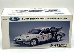1:18 Ford Sierra Cosworth RS Tour De Corse Rally 1988 - Autoart