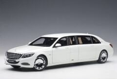 1:18 Mercedes-Maybach S Class S600 Pullman White 76296 - Autoart