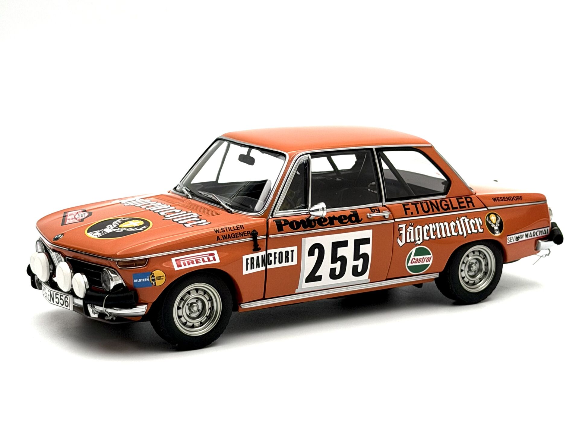 1:18 BMW 2002 Rally Monte Carlo 1973 Jagermeister - Autoart