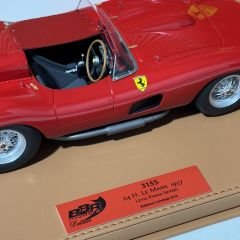 1:18 Ferrari 315 S 24H Le Mans 1957 Rosso Corsa 9 Lİmited - BBR Deluxe