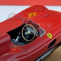 1:18 Ferrari 315 S 24H Le Mans 1957 Rosso Corsa 9 Lİmited - BBR Deluxe