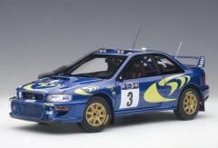 1:18 Subaru Impreza WRC Safari Rally Winner 1997 Mcrae - Autoart