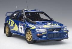 1:18 Subaru Impreza WRC Safari Rally Winner 1997 Mcrae - Autoart
