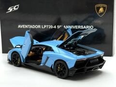1:18 Lamborghini Aventador LP720-4 50.Yıl Blue 74682 - Autoart Signature