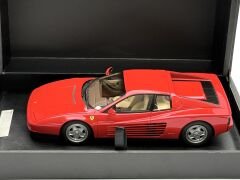 1:18 Ferrari Testarossa 1989 Deri Tabla üzerinde Resin - Kyosho