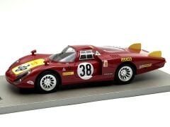 1:18 Alfa Romeo 33.2 Coda Lunga 1968 Le Mans Long Tail - Tecnomodel
