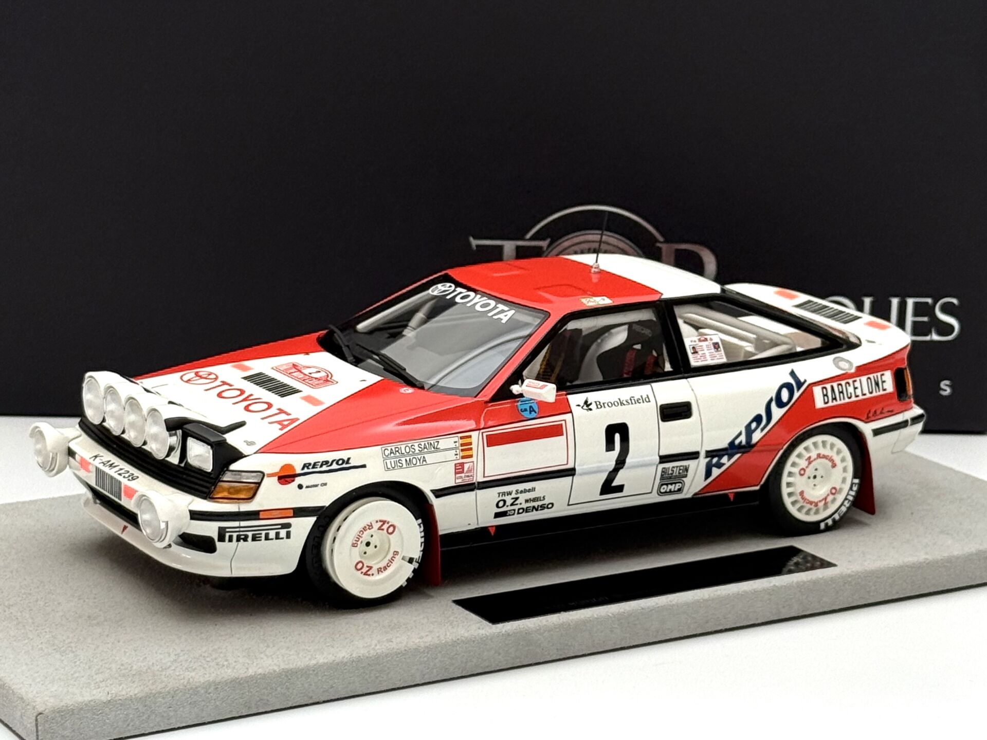 1:18 Toyota ST 165 Monte Carlo Winner 1991 Carlos Sainz - Top Marquez